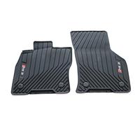 Audi 8Y1061221B041 Premium All Weather Rubber Rugs, 2 x Front Rubber Rugs, Black, RS3, Not Mild Hybrid (MHEV)