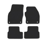 Audi A1 (2018+) 5mm Rubber Car Mats Compatible with Accessories Premium Durable Tailored Fit Heavy-Duty Floor Mats Set Accessory Waterproof Durable Custom Fit Water Resistant Easy-Clean