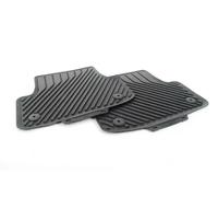 NEW GENUINE AUDI A3 13-20 SPORTBACK/SALOON REAR RUBBER FLOOR MATS (WITH CLIPS)