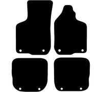 Audi A3 8L 1996 2002 4 Piece Set with 4 Clips Car Mats UK-Made Tailored Fit Carpet Floor Mats Full Coverage Compatible Accessory Black Trim