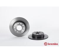 AUDI A3 Convertible Brembo Coated Brake Discs Rear 2008-2013 Pair