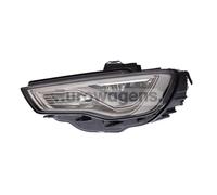 Audi A3 Headlight Left Full LED 12-16 With AFS Headlamp Passenger OEM Hella
