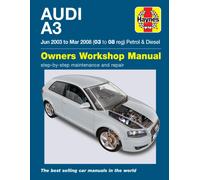 Audi A3 Petrol & Diesel (Jun 03 - Mar 08) Haynes Repair Manual