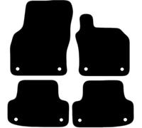 Audi A3 S3 RS3 2016 Onwards 4 Piece Set Car Mats UK-Made Tailored Fit Carpet Floor Mats Full Coverage Compatible Accessory Grey Trim