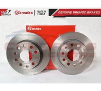 AUDI A3 SEAT LEON ALTEA TDi FSi REAR 253mm GENUINE BREMBO BRAKE DISCS PAIR