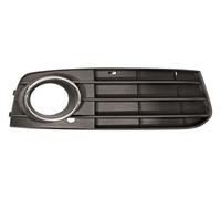 AUDI A4 08>11 FRONT BUMPER GRILLE BLACK / CHROME WITH HOLE R/H