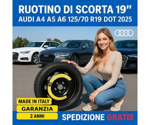 Audi A4 A5 A6 Space Saver Spare Wheel 19" 125/70 R19 DOT 2025