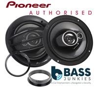AUDI A4 B8/B9 2009-16 Pioneer 1000 Watts 3 Way Front Door Car Speaker Upgrade