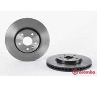 AUDI A4 Avant Single Brembo Coated Brake Disc Front 2007-2015