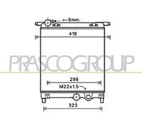 AUDI A6 2010- Radiator (1.0 Petrol Models) SK201R001