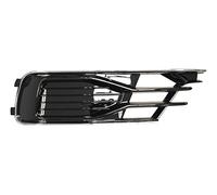 Fits Audi A6 Front Bumper Grille Black With Chrome Moulding Left Hand 2014>2018