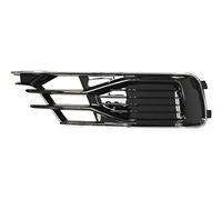 Audi A6 14-18 Front Bumper Grille Black With Chrome Moulding Right Hand (9154)