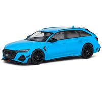 Audi A6 C8 RS6-R ABT Miami blue diecast model car S4310707 Solido 1:43