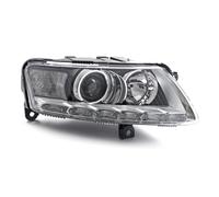 Audi A6 Headlight Right Bi-Xenon LED DRL 08-10 Driver Off Side O/S OEM Hella