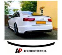 Audi A6 S6 C7 Saloon Gloss Black Rear Boot Lip Spoiler Wing 2011-2018!