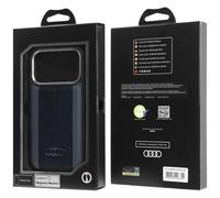 Audi A6 Synthetic Leather Case with MagSafe for iPhone 17 Pro 6.3" Black - AU-TPUPCMIP17P-A6/D1-BK