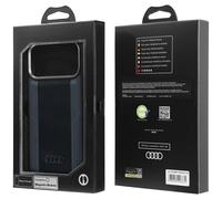 Audi A6 Synthetic Leather Case with MagSafe for iPhone 17 Pro Max 6.9" Black