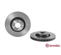 BREMBO 09.C895.11 Brake Disc Front Internally Vented Fits Audi A6 Allroad A8