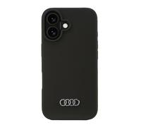 Audi AU-LSRIP16-Q3/D1-BK Silicone Case for iPhone 16 6.1 Inches Black