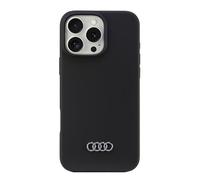 Audi AU-LSRIP16PM-Q3/D1-BK Silicone Case for iPhone 16 Pro Max 6.9 Inches Black