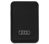 Audi AU-MSCH-Q3/D1-BK Faux Leather Wallet Card Slot Black, black, Modern, minimalist