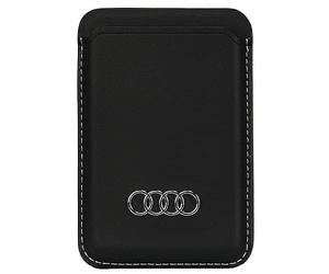 Audi AU-MSCH-Q3/D1-BK Faux Leather Wallet Card Slot Black, black, Modern, minimalist