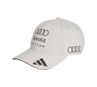 adidas Unisex Audi REVOLUT Formula ONE Team Baseball Cap, Chalk Pearl, M-L