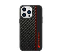 Audi Case Carbon Fiber Stripes Black - iPhone 14 Pro