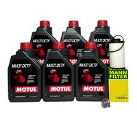 Audi DSG DQ250 Gearbox Service Kit 6 Litres Motul Multi DCTF + MANN Oil Filter