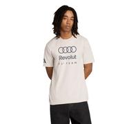 adidas Men's Audi Formula ONE Team DNA Graphic TEE, Chalk Pearl, L