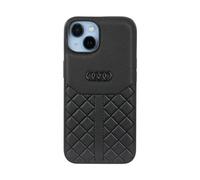 Audi genuine leather case, black - iPhone 14