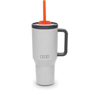 Audi Insulated cup straw, light grey 3292500200 GENUINE