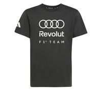 adidas Boy's Audi Formula ONE Team DNA Graphic TEE Youth, Utility Black, 9-10 Years