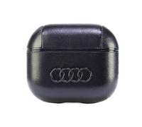 Audi Leather Big Logo AirPods 3 Cover Black - AU-AP3-GT/D3-BK