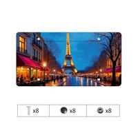 Audi License Plate Frame Parisian Night: Eiffel Tower Illuminated License Plate Bmw License Plate Frames License Plate Frames Blac