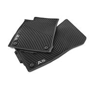 Audi Original A5 (B9 F5) Coupe Cabriolet Premium Rubber Floor Mats 2 x Front Rubber Mats All-Weather Mats Black 8W7061501 041