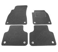 Audi Q7 2016+ Onwards 4 Piece Set Car Mats UK-Made Tailored Fit Carpet Floor Mats Full Coverage Compatible Accessory Black Trim