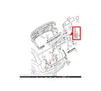 Audi Q7 4L Rear Boot Lid Trim Panel 4L0867973D4PK2015