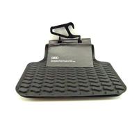 Audi 4M1061512A041 Rubber Floor Mats Rear 2 x Rubber Mats All Weather Mats Black Without Push Button Fastening