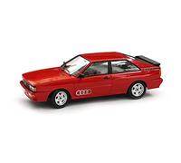 Audi Quattro Car 1980 Scale Miniature Model Red, Maßstab 1:18