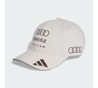 adidas Unisex Audi REVOLUT Formula ONE Team Baseball Cap, Chalk Pearl, M-L