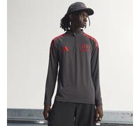 adidas Men's AUDI FORMULA ONE TEAM MECHANICS 1/4 ZIP, utility black/hi-res red, XXL