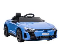 HOMCOM Audi Rs E-tron Gt Licensed 12V Kids Electric Ride On With Remote - Blue, Blue