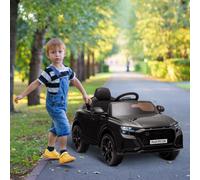 Audi RS Q8 6V Kids Electric Ride On Car Toy w/ Remote USB MP3 Bluetooth Black