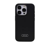 Audi Silicone Case for iPhone 15 Pro Max 6.7 Inch Black Hard Case AU-LSRIP15PM-Q3/D1-BK