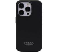 Audi Silicone Case, Black - iPhone 15 Pro