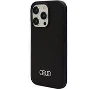 Audi Silicone Case, Black - iPhone 15 Pro