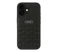 Audi Synthetic Leather Hardcase for iPhone 16 6.1" Black - AU-TPUPCIP16-GT/D2-BK
