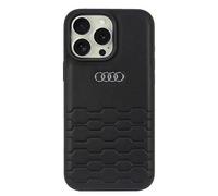 Audi Synthetic Leather Hardcase for iPhone 16 Pro Max 6.9" Black - AU-TPUPCIP16PM-GT/D2-BK