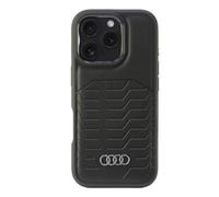 Audi Synthetic Leather Hardcase with MagSafe for iPhone 16 Pro 6.3" Black